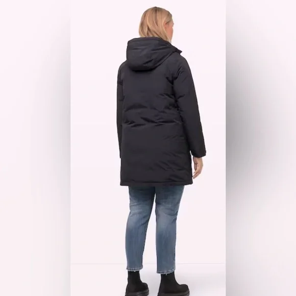 NWT [Ulla Popken] HYPRAR Triple Function Lined Waterproof Coat Womens Plus 20/22 - Picture 4 of 15